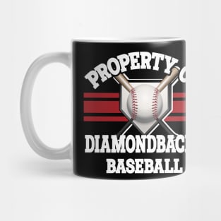 Proud Name Diamondbacks Graphic Property Vintage Baseball Mug